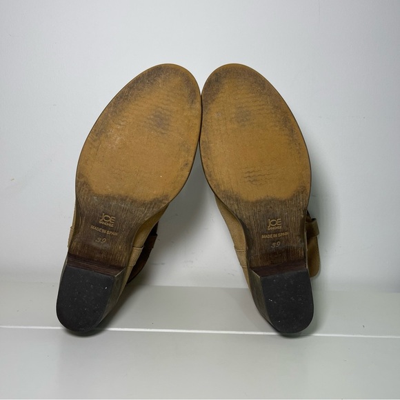 Joe Sanchez Women Tan Suede western equestrian country Ankle Boots in Size 39 - Picture 6 of 8